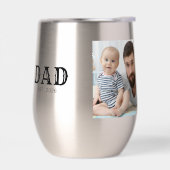 ブラックタイポグラフィーのDad Establishedフォト (左面)