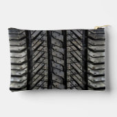 ブラックタイヤゴムデコ車のール アクセサリーポーチ (裏面)