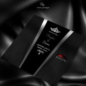 ブラックタイルクスデスティネーション招待状 招待状