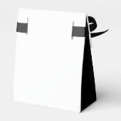 ブラックタイ結婚のラブスクリプトのカスタマイズ可能な名前 フェイバーボックス (裏面サイド)