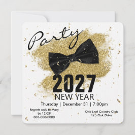 ブラックタイ2026年新年パーティー 招待状
