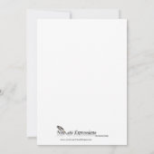 ブラックタイ・アフィア・ニューイヤーズ・イヴ 招待状 (裏面)