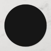 ブラックタイ ウェディングメニューカード メニュー (裏面)
