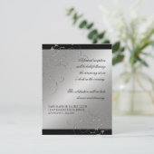 ブラックタイ・エレガンス、レセプション招待状 招待状 (スタンド正面)