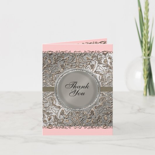 ブラックタイ・エレガンス、感謝のカード サンキューカード (正面)