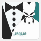 ブラックタイ スクエアシール (正面)