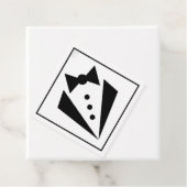 ブラックタイ - タキシード独身パーティ フェイバータグ (インサイチュ)