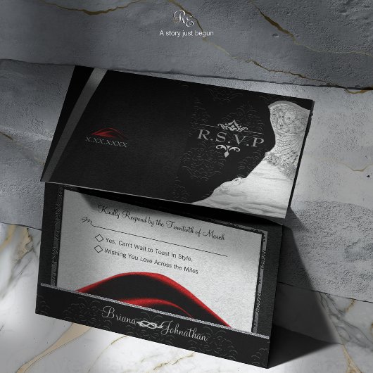 ブラックタイ ダイヤモンド 出欠カード