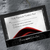 ブラックタイ ダイヤモンド 出欠カード