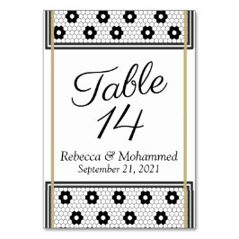 ブラックタイ フレンチ ビストロ テーブルナンバー