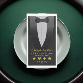 ブラックタイ ポーカーナイト 独身パーティー