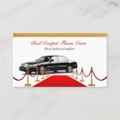 ブラックタウン車の運転手の名刺 名刺 (正面)