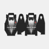 ブラックタキシードありがとう |ギフトボックス フェイバーボックス (折り畳みなし)