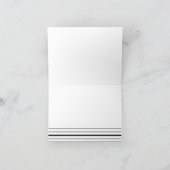 ブラックタキシードありがとう サンキューカード (内部)