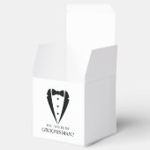 ブラックタキシードのスーツのグロムスマン提案 フェイバーボックス (オープン)