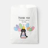 ブラックタキシードコックパプオカバプー誕生日パーティー フェイバーバッグ (正面)