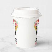 ブラックタキシードレッドボウタイ&グロムスマントテキスト紙クー 紙コップ (右)