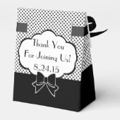 ブラックタキシード – ゲストビーフサンキュー フェイバーボックス (裏面サイド)