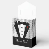 ブラックタキシード – ゲストビーフサンキュー フェイバーボックス (オープン)