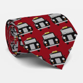 ブラックタクシーデザイン ネクタイ (ロール)
