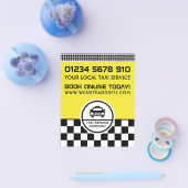 ブラックタクシーブサークルロゴ付き価格表 チラシ (シングル)