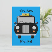 ブラックタクシー任意の大事な行事 招待状 (スタンド正面)