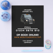 ブラックタクシー料金表 チラシ (シングル)