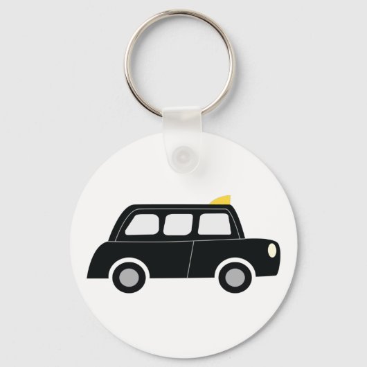 ブラックタクシー キーホルダー (正面)