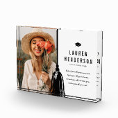 ブラックタッセルカスタム写真卒業 フォトブロック (右)