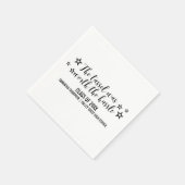 ブラックタッセルワースハッスル卒業 スタンダードカクテルナプキン (角)