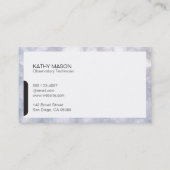 ブラックタブ付きディバイダーライン/ナイトスカイビジネスC 名刺 (裏面)