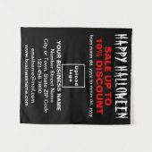 ブラックタペストリーのビジネスのハロウィーン販売 タペストリー (正面(横))