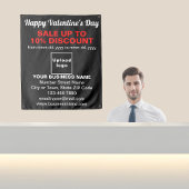 ブラックタペストリーのビジネスのバレンタインデー タペストリー