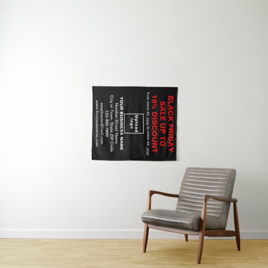 ブラックタペストリーのビジネスブラックフライデーセール タペストリー (インサイチュ(横))
