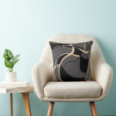 ブラックタンオングレースワーリング抽象芸術アートMCMルック クッション (椅子)