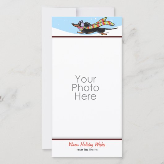 ブラックタンダシュントかわいい冬 シーズンカード (正面)