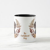 ブラックタンダッシュンドッグオータムリース マグカップ (中央)