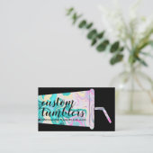 ブラックタンブラータンブラーショップクラフター 名刺 (スタンド正面)