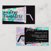 ブラックタンブラータンブラーショップクラフター 名刺 (正面/裏面)