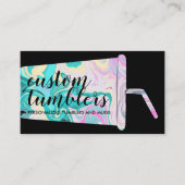 ブラックタンブラータンブラーショップクラフター 名刺 (正面)