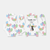 ブラックタンブリュッセルグリフォン犬の誕生日パーティー フェイバーボックス (折り畳みなし)