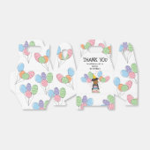 ブラックタンブリュッセルグリフォン犬の誕生日パーティー フェイバーボックス (折り畳みなし)