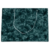 ブラックターコイズ大理石 ラージペーパーバッグ (正面)