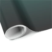 ブラックターコイズ グラデーション ラッピングペーパー (ロールコーナー)