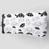 ブラックタートル ゴルフヘッドカバー (正面)