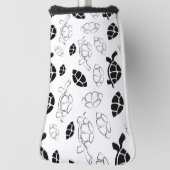 ブラックタートル ゴルフヘッドカバー (回転90)