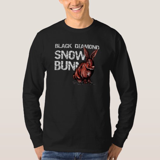 ブラックダイアモンズスキースノーバニー Tシャツ (正面)