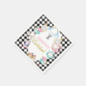 ブラックダイアモンドアリスin onederland 1th birthday昼寝 スタンダードカクテルナプキン (角)