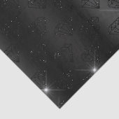 ブラックダイアモンドエレガントスパークル結婚ズ婚約 薄葉紙 (詳細)