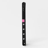 ブラックダイヤパーソナライズされたズピンクボウ Case-Mate iPhoneケース (裏面/左)